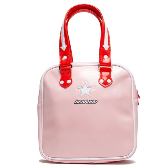 Converse x Mademe Western Purse Bag Pink Fiery Red Logo Women's 10009073-A02 - Picture 2 of 8